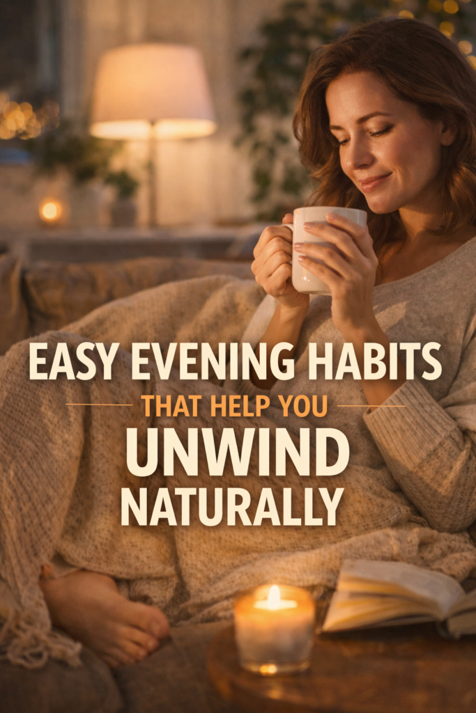 Easy Evening Habits That Help You Unwind Naturally